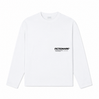 Future Starts as Fiction Longsleeve White/Black