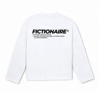 Future Starts as Fiction Longsleeve White/Black