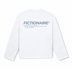 Future Starts as Fiction Longsleeve White/Blue