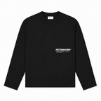 Future Starts as Fiction Longsleeve Black/White