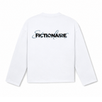 Fictionaire Studios Longsleeve White/FCTNRE Blue