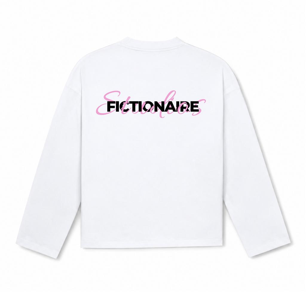 Fictionaire Studios Longsleeve White/Pink