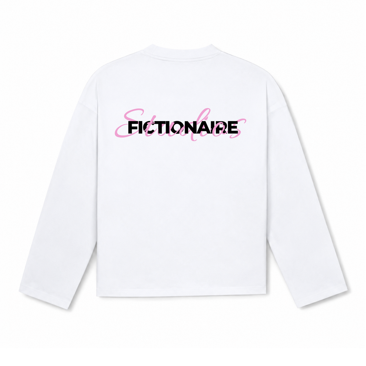 Fictionaire Studios Longsleeve White/Pink