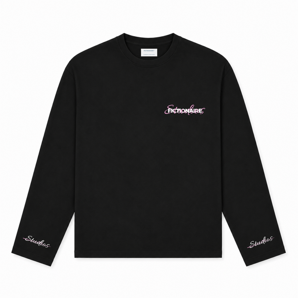 Fictionaire Studios Longsleeve Black/Pink