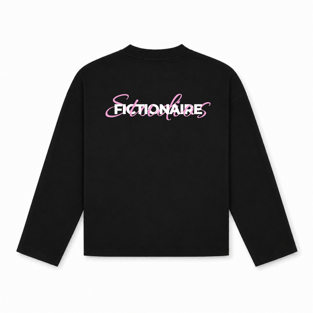 Fictionaire Studios Longsleeve Black/Pink