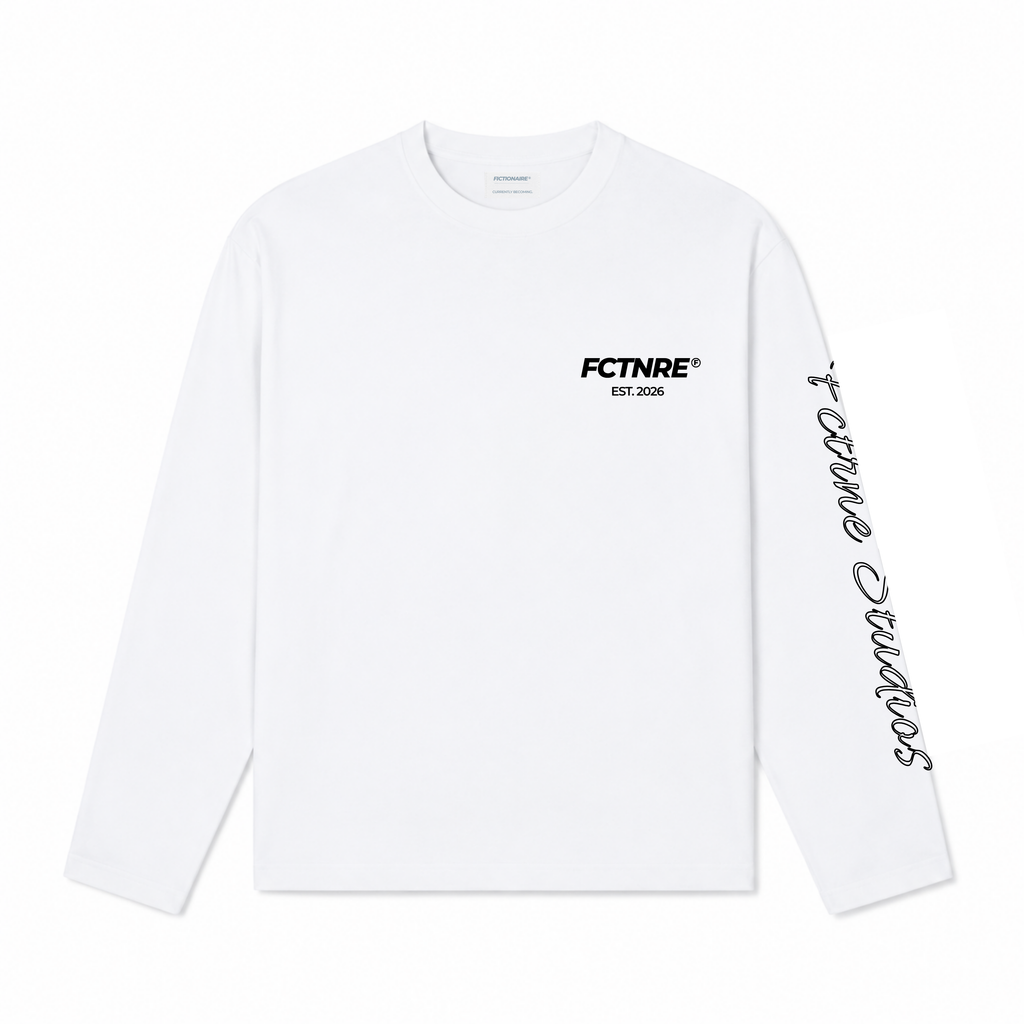 Currently Becoming Longsleeve White/Black