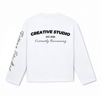 Currently Becoming Longsleeve White/Black