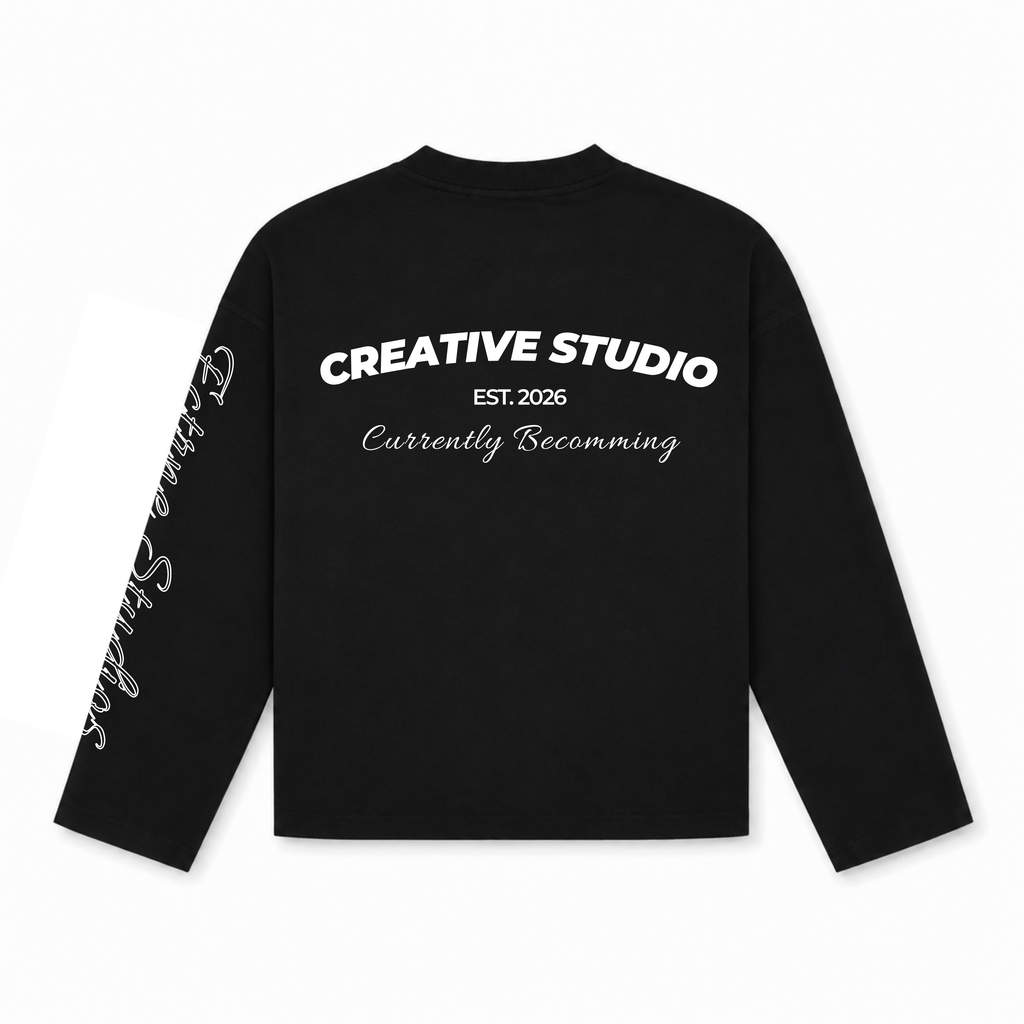 Currently Becoming Longsleeve Black/White