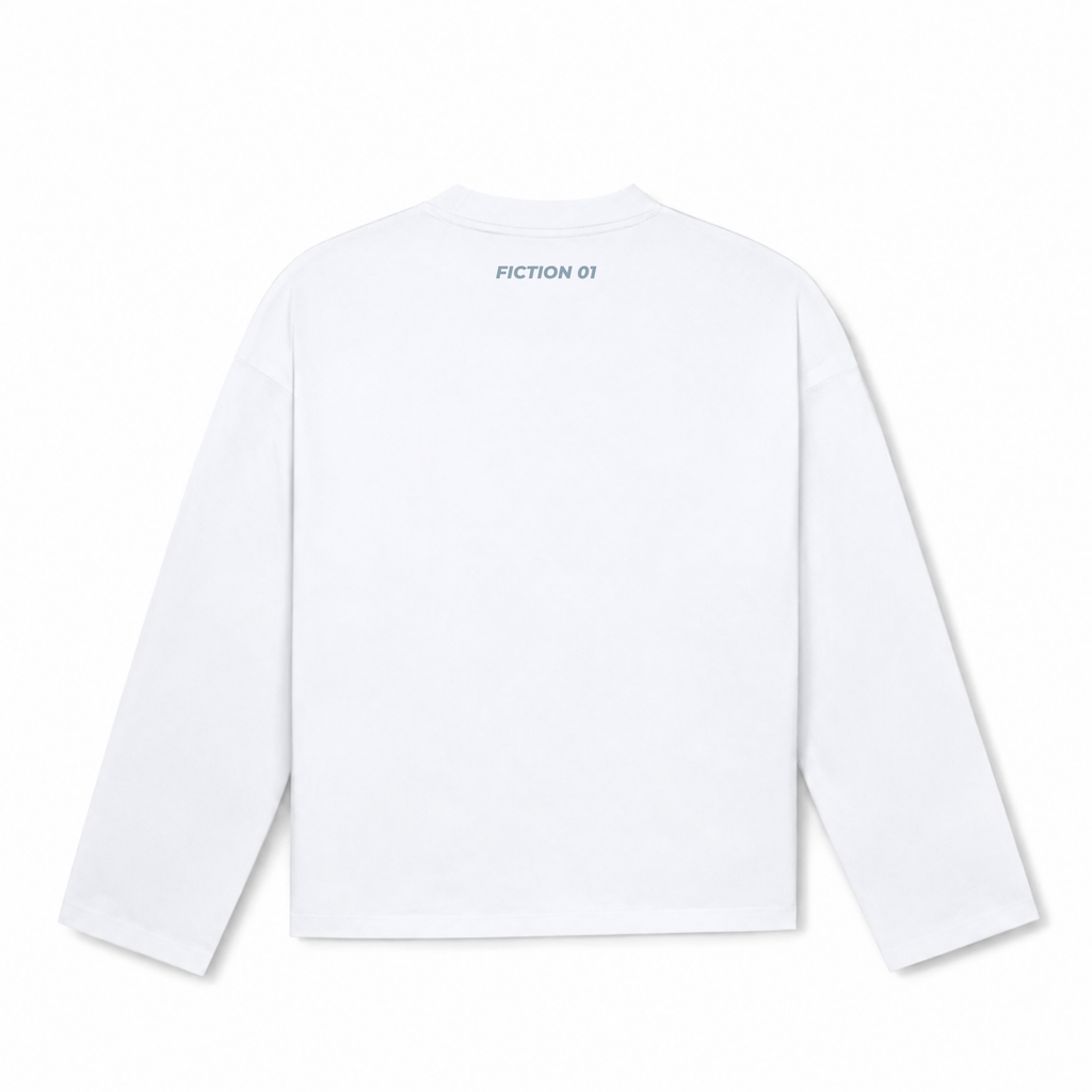 FCTNRE Longsleeve White/Blue