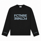 Future Starts as Fiction Longsleeve Black/Blue