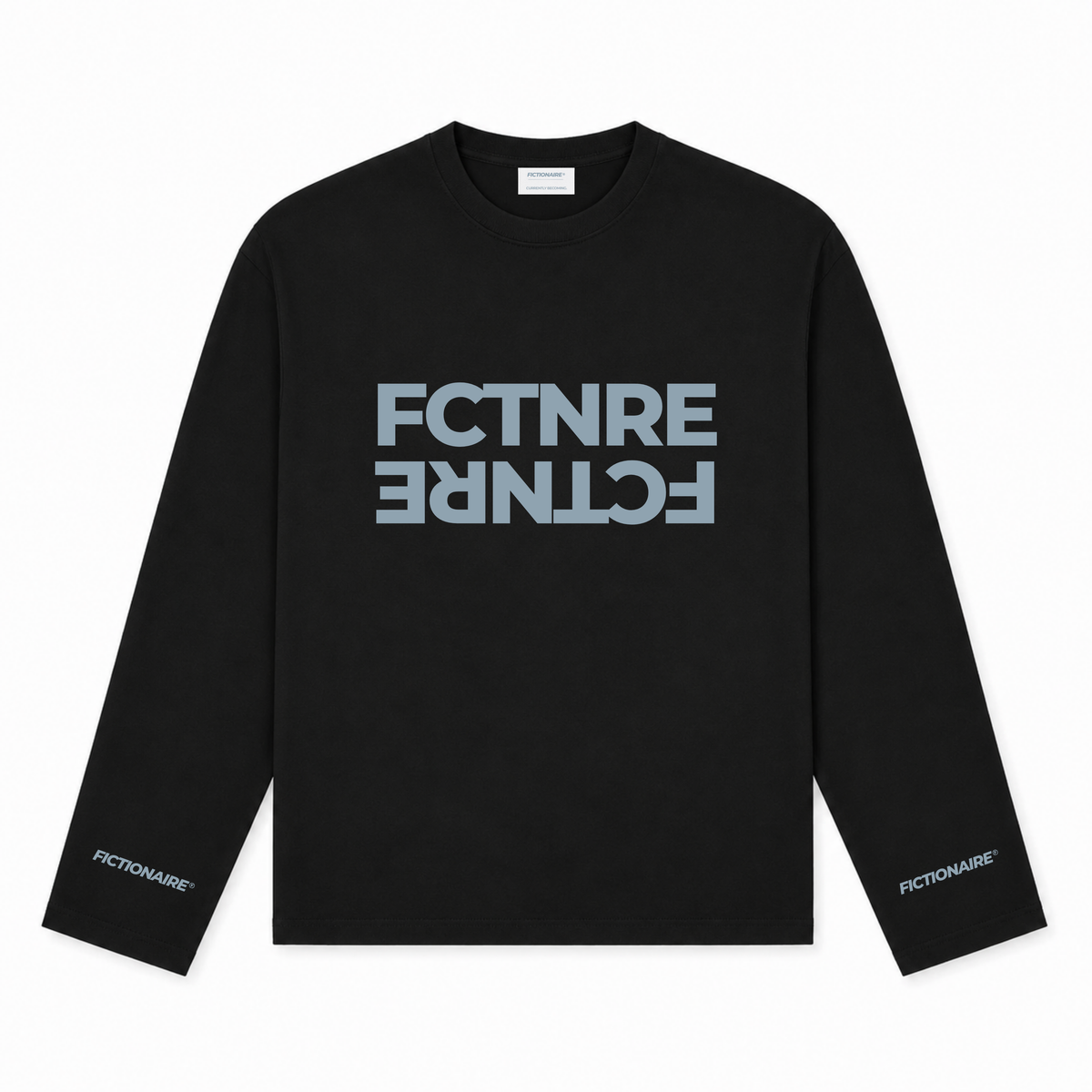 Future Starts as Fiction Longsleeve Black/Blue
