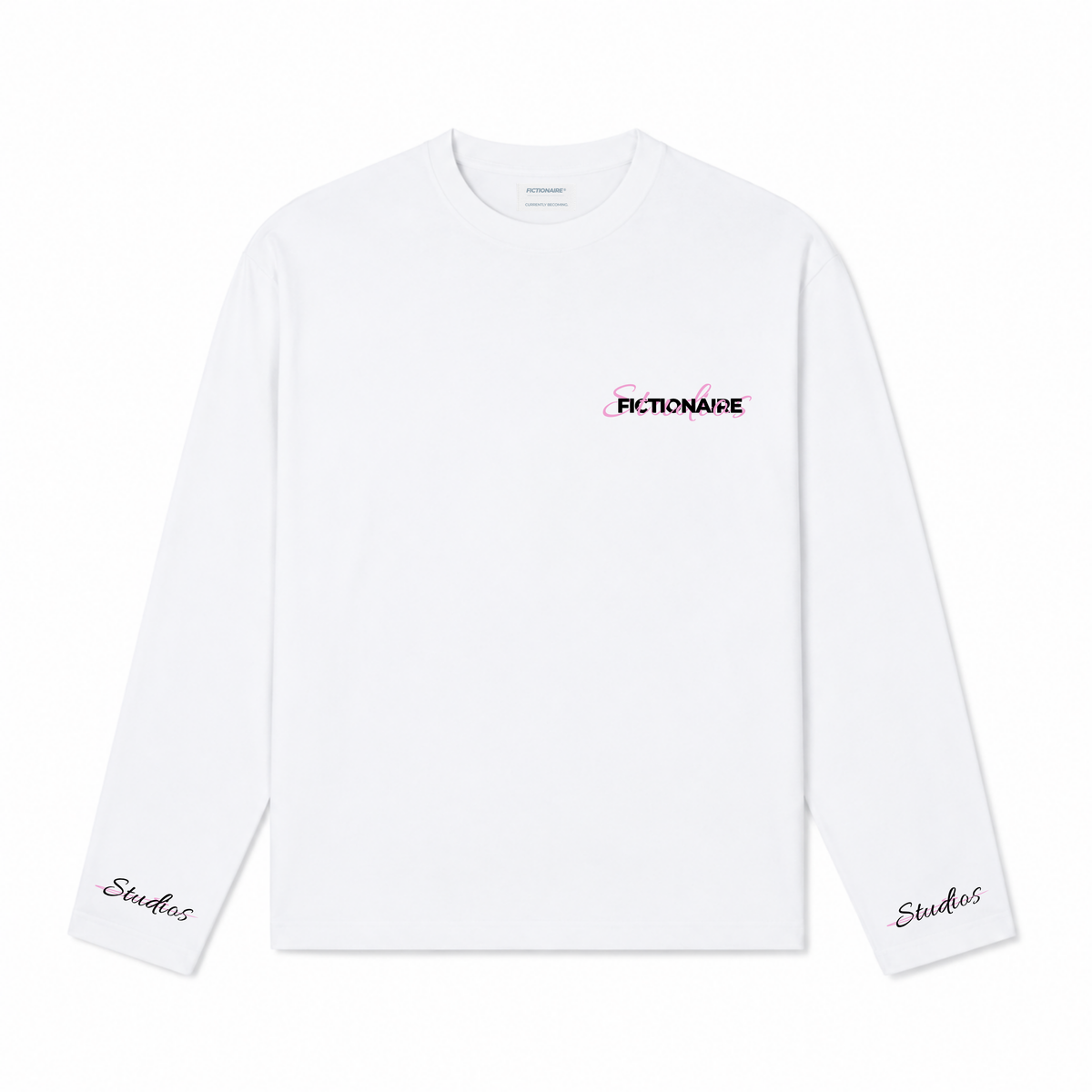 Fictionaire Studios Longsleeve White/Pink