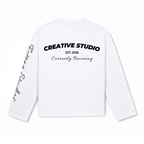 Currently Becoming Longsleeve White/Black